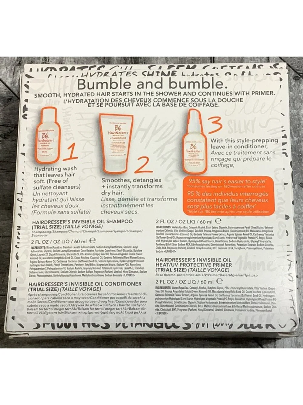 Bumble & Bumble Hairdressers Invisible Oil Starter Shampoo Conditioner Primer